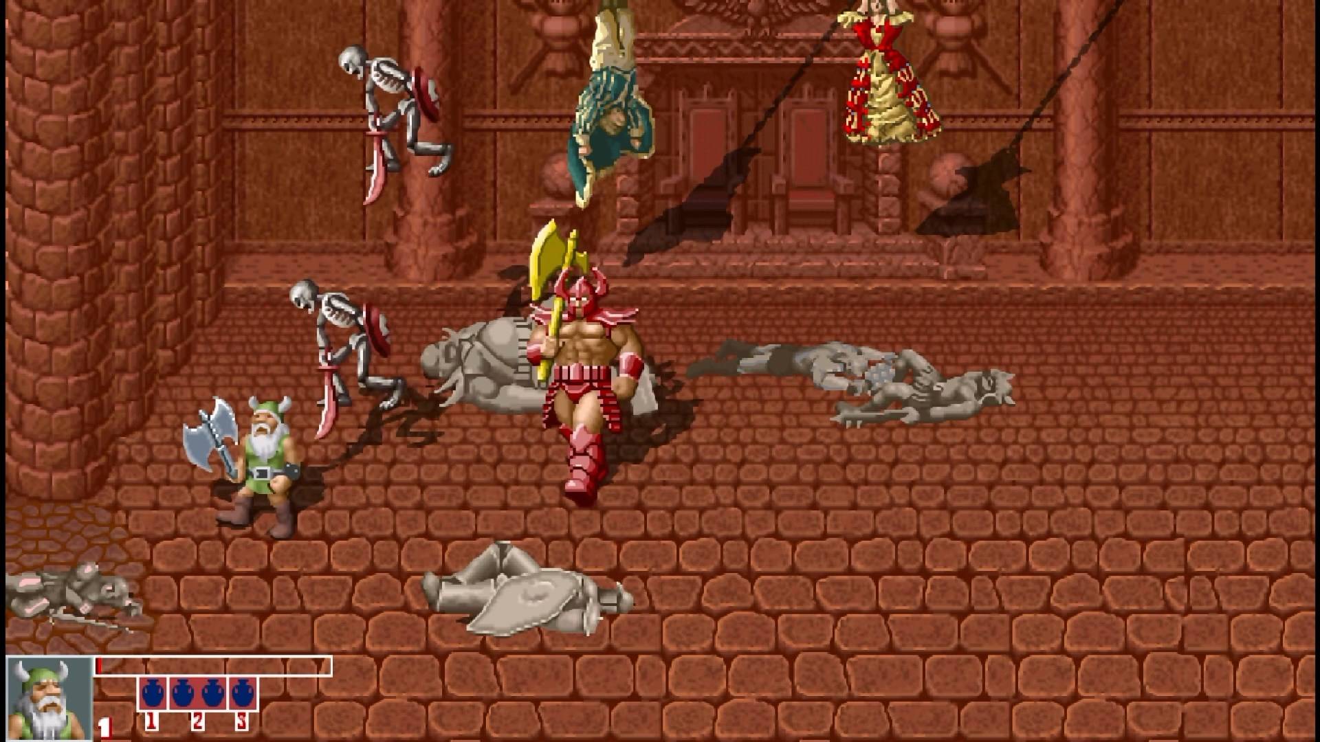 Golden Axe Remake - геймплей игры Windows